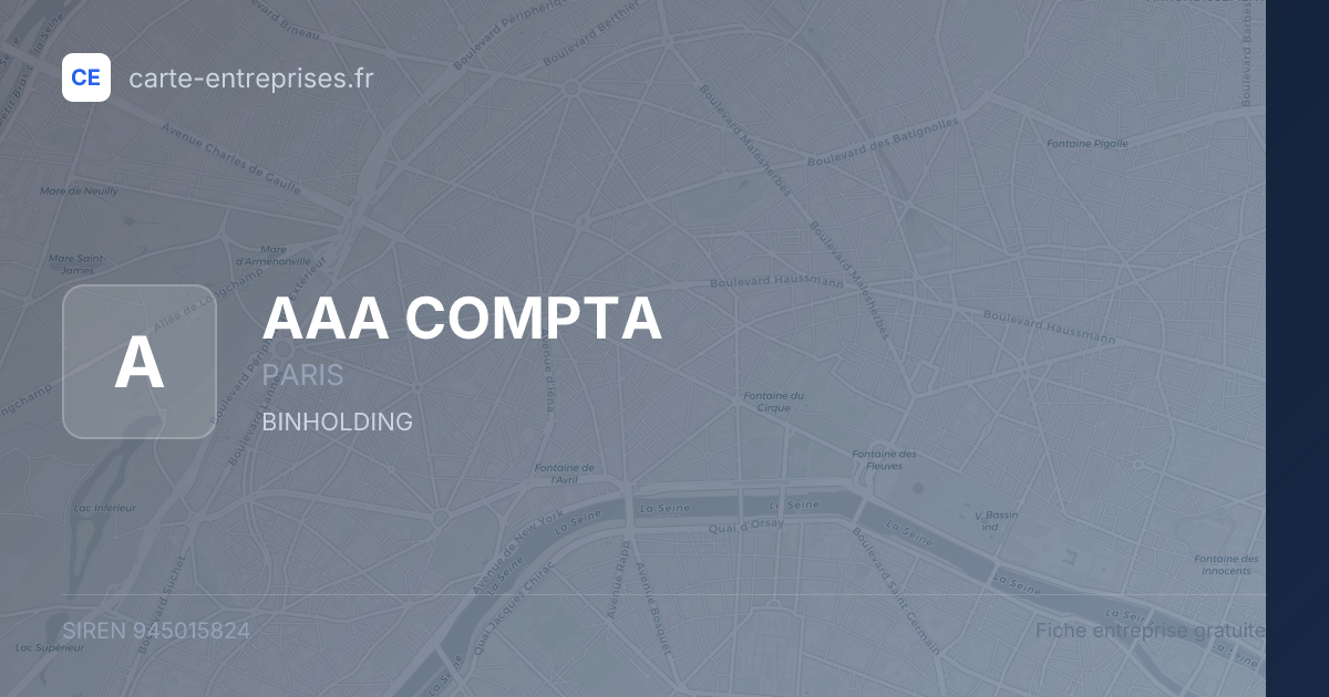 AAA COMPTA — 945015824 — fiche entreprise