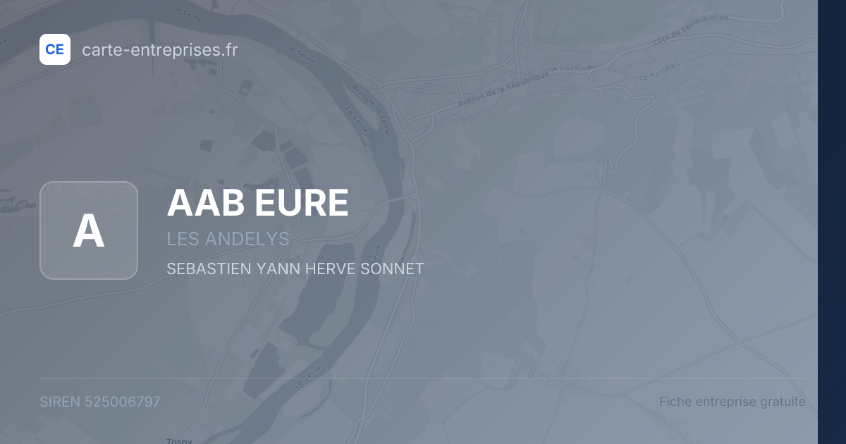 AAB EURE — 525006797 — fiche entreprise