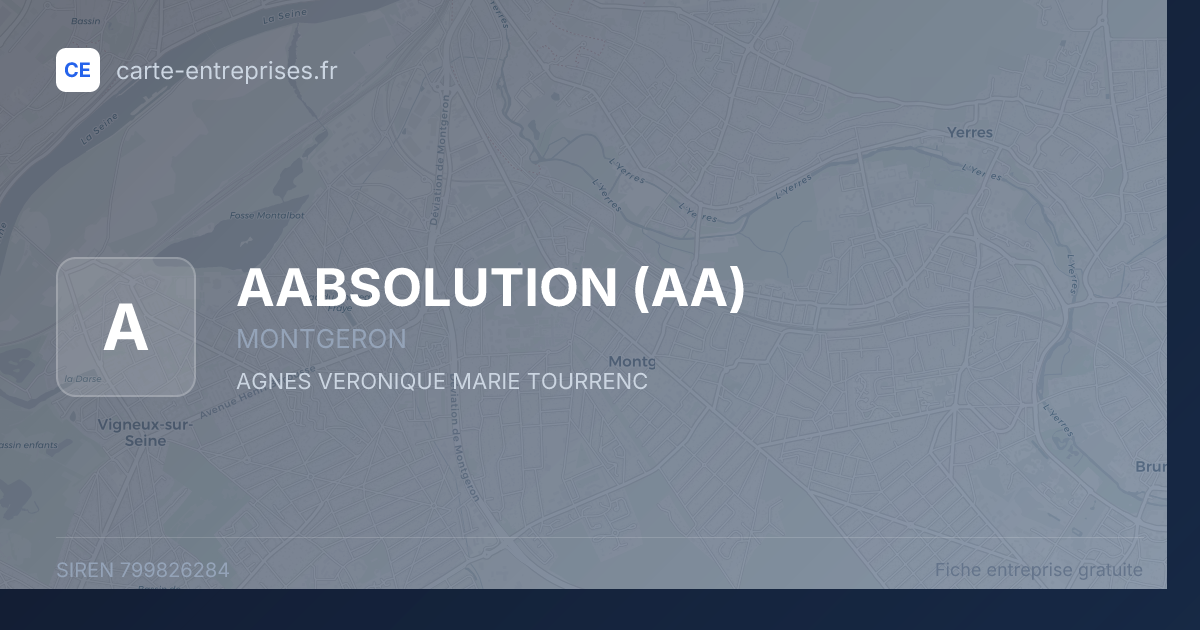 AABSOLUTION (AA) — 799826284 — fiche entreprise