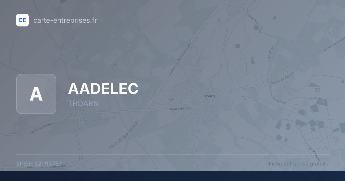 AADELEC — 521113787 — fiche entreprise