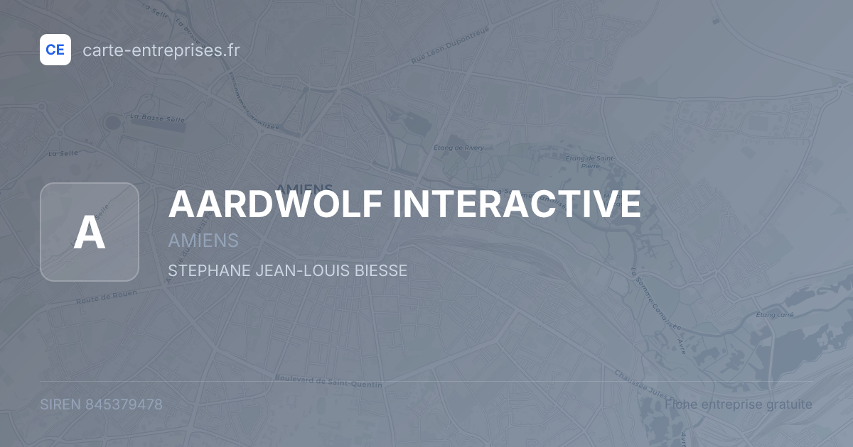 AARDWOLF INTERACTIVE — 845379478 — fiche entreprise