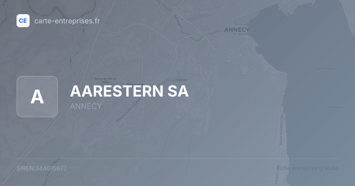 AARESTERN SA — 344015672 — fiche entreprise