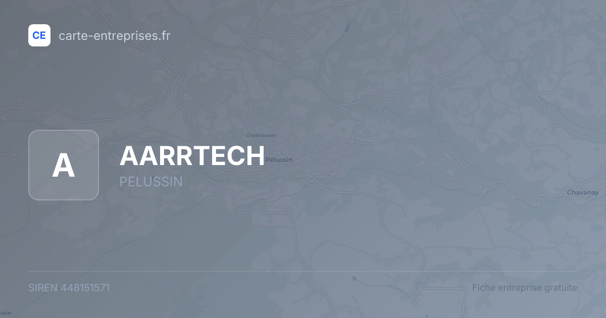 AARRTECH — 448151571 — fiche entreprise