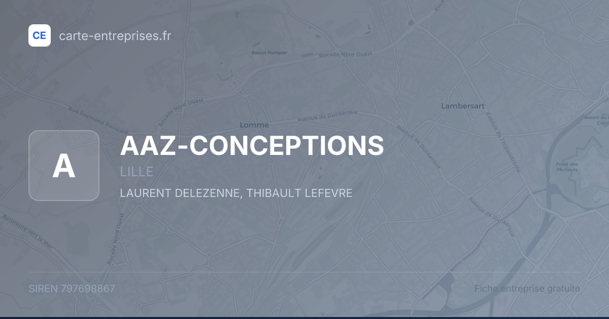 AAZ-CONCEPTIONS — 797698867 — fiche entreprise