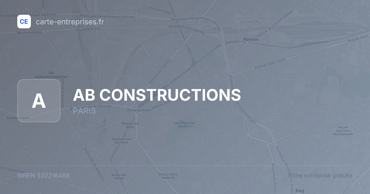 AB CONSTRUCTIONS — 532216488 — fiche entreprise