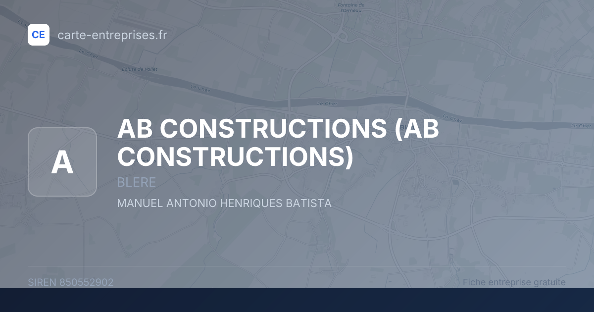 AB CONSTRUCTIONS — 850552902 — fiche entreprise
