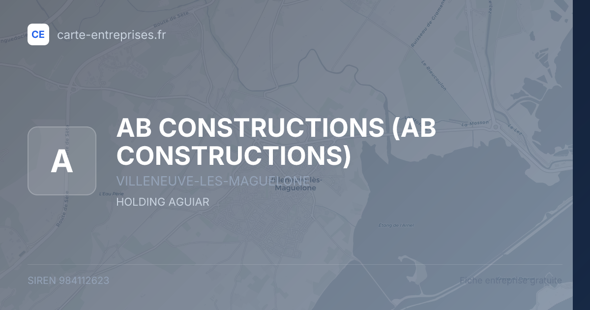 AB CONSTRUCTIONS — 984112623 — fiche entreprise