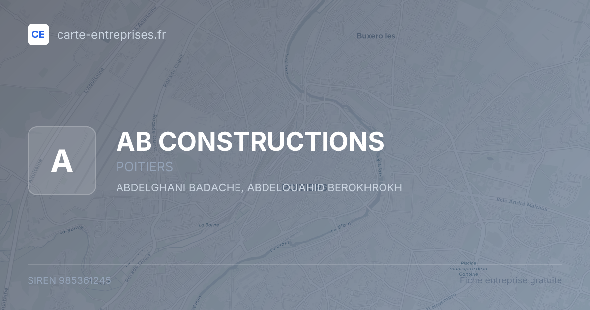 AB CONSTRUCTIONS — 985361245 — fiche entreprise