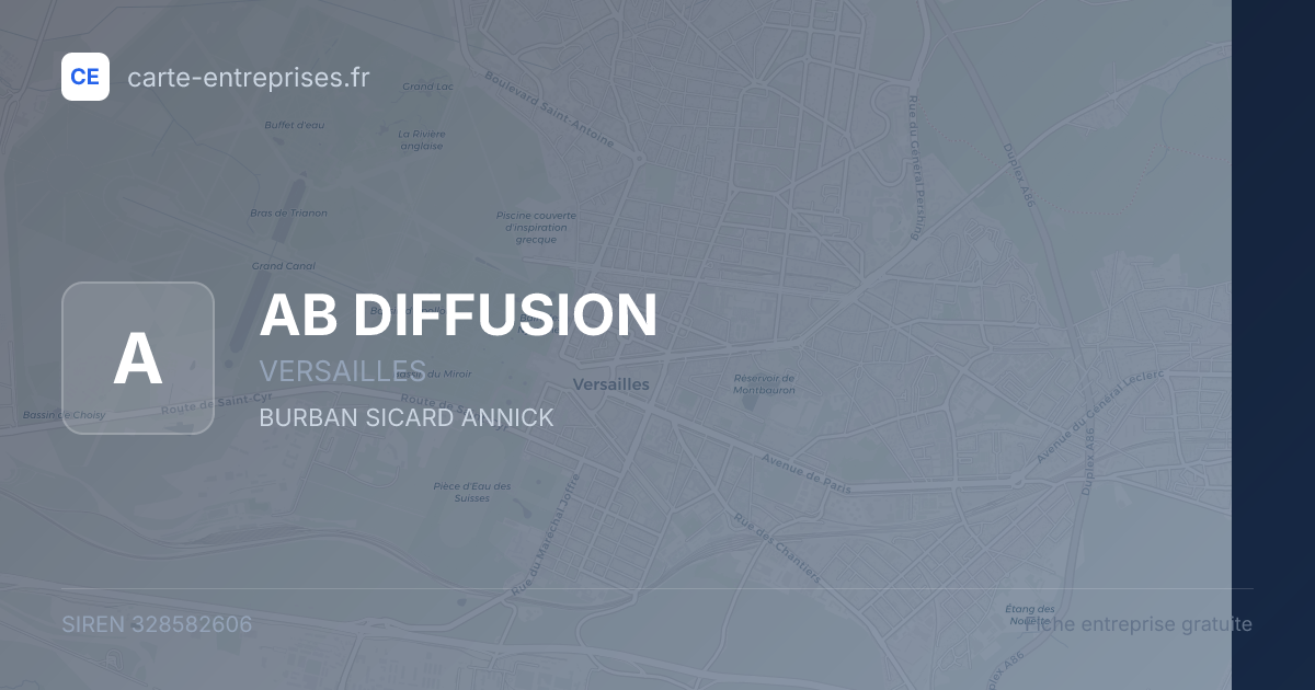 AB DIFFUSION — 328582606 — fiche entreprise