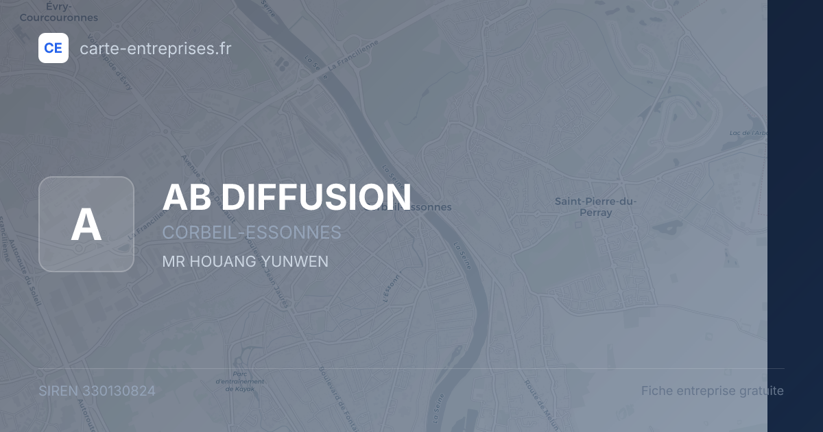 AB DIFFUSION — 330130824 — fiche entreprise