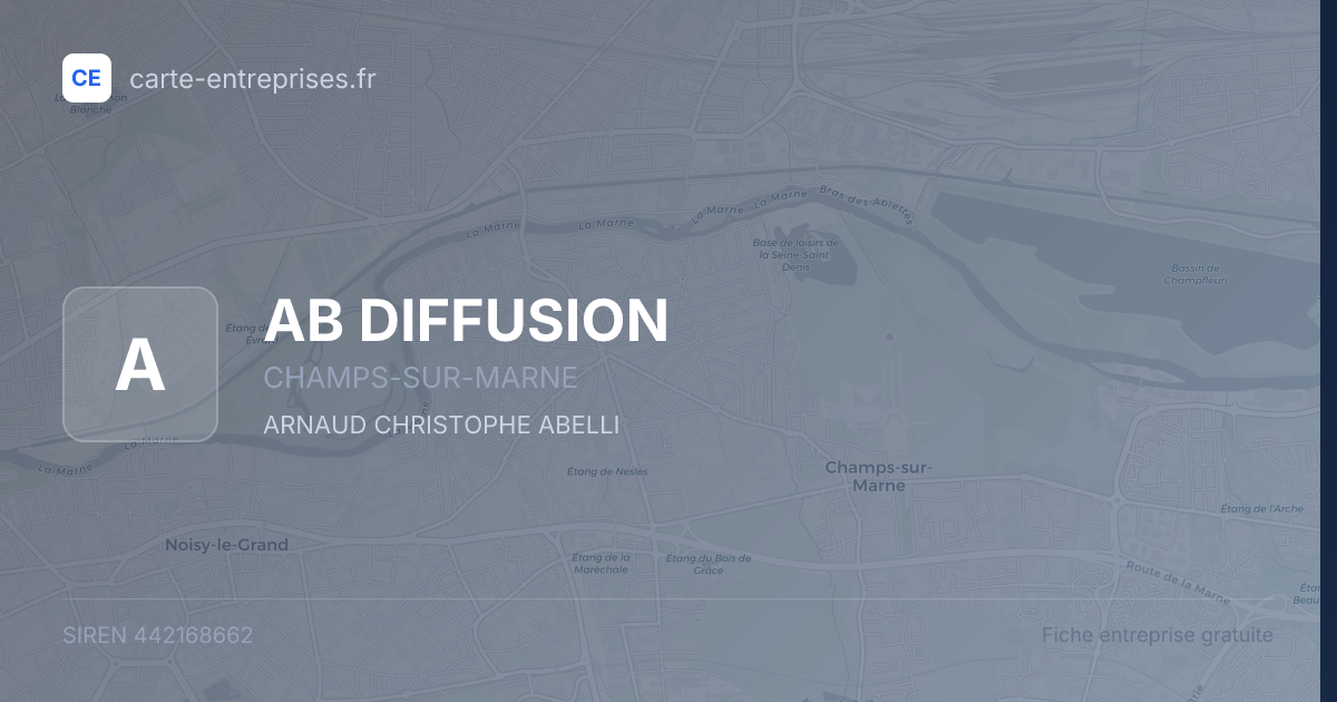 AB DIFFUSION — 442168662 — fiche entreprise