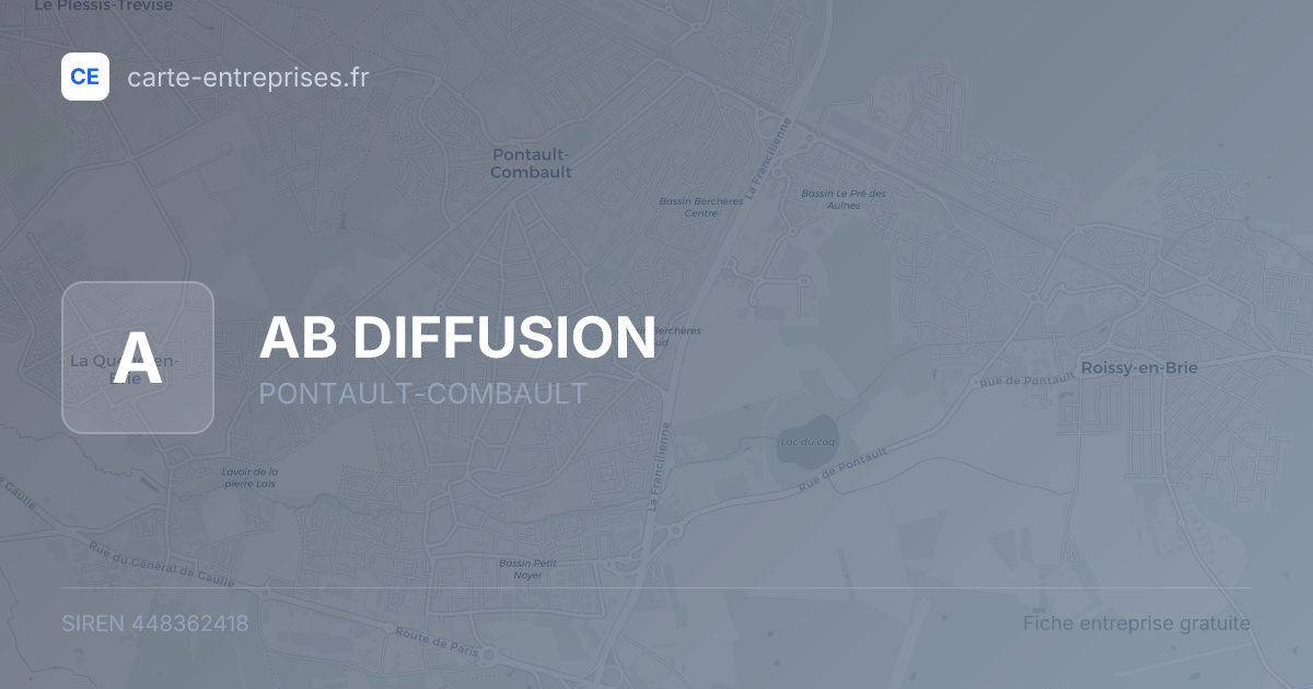 AB DIFFUSION — 448362418 — fiche entreprise