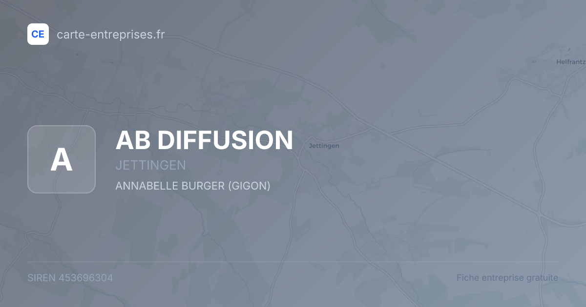 AB DIFFUSION — 453696304 — fiche entreprise