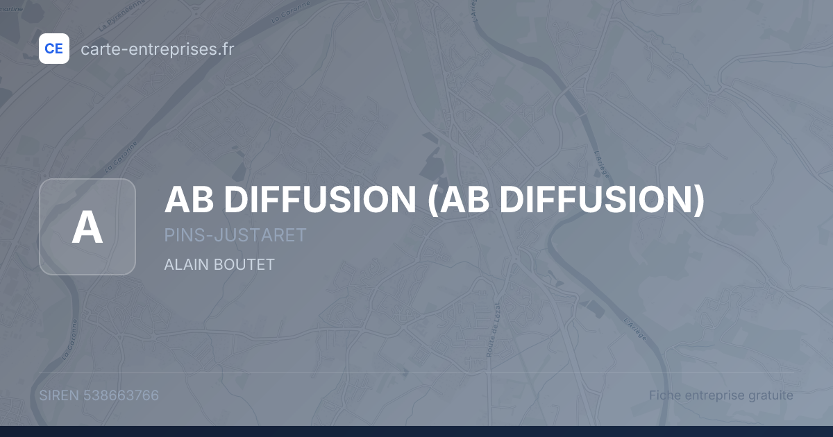 AB DIFFUSION — 538663766 — fiche entreprise