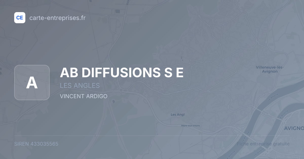 AB DIFFUSIONS S E — 433035565 — fiche entreprise