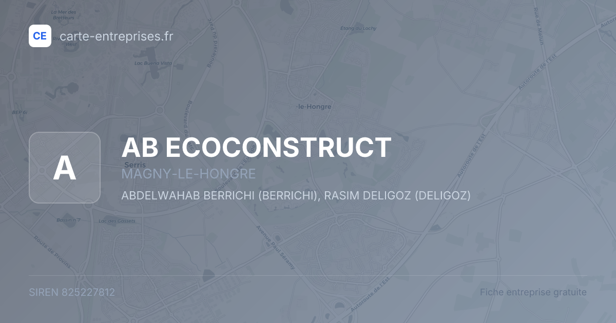 AB ECOCONSTRUCT — 825227812 — fiche entreprise