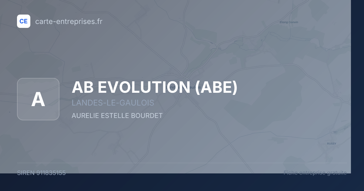 AB EVOLUTION (ABE) — 911835155 — fiche entreprise