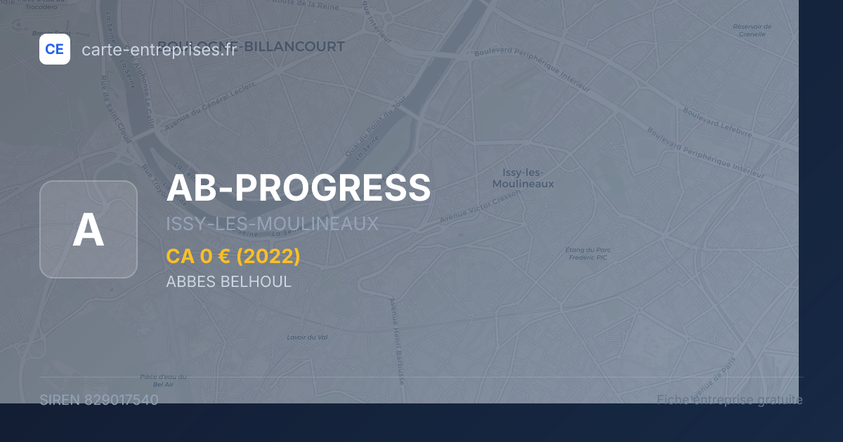 AB-PROGRESS — 829017540 — fiche entreprise