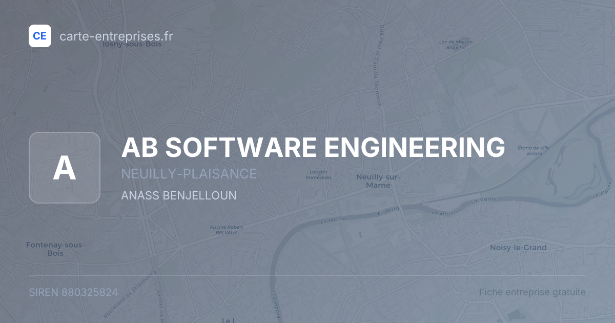 AB SOFTWARE ENGINEERING — 880325824 — fiche entreprise