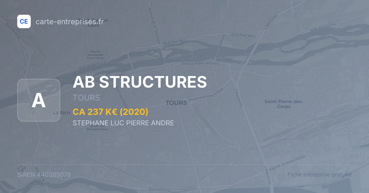 AB STRUCTURES — 440385078 — fiche entreprise
