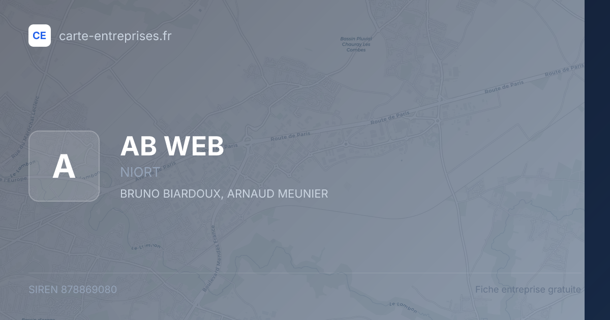 AB WEB — 878869080 — fiche entreprise