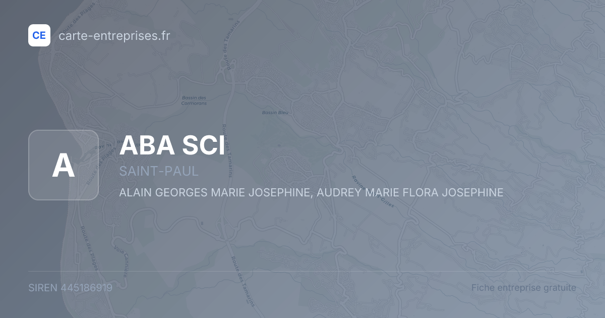 ABA SCI — 445186919 — fiche entreprise