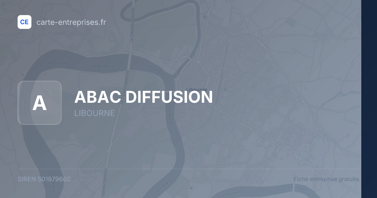 ABAC DIFFUSION — 501979660 — fiche entreprise