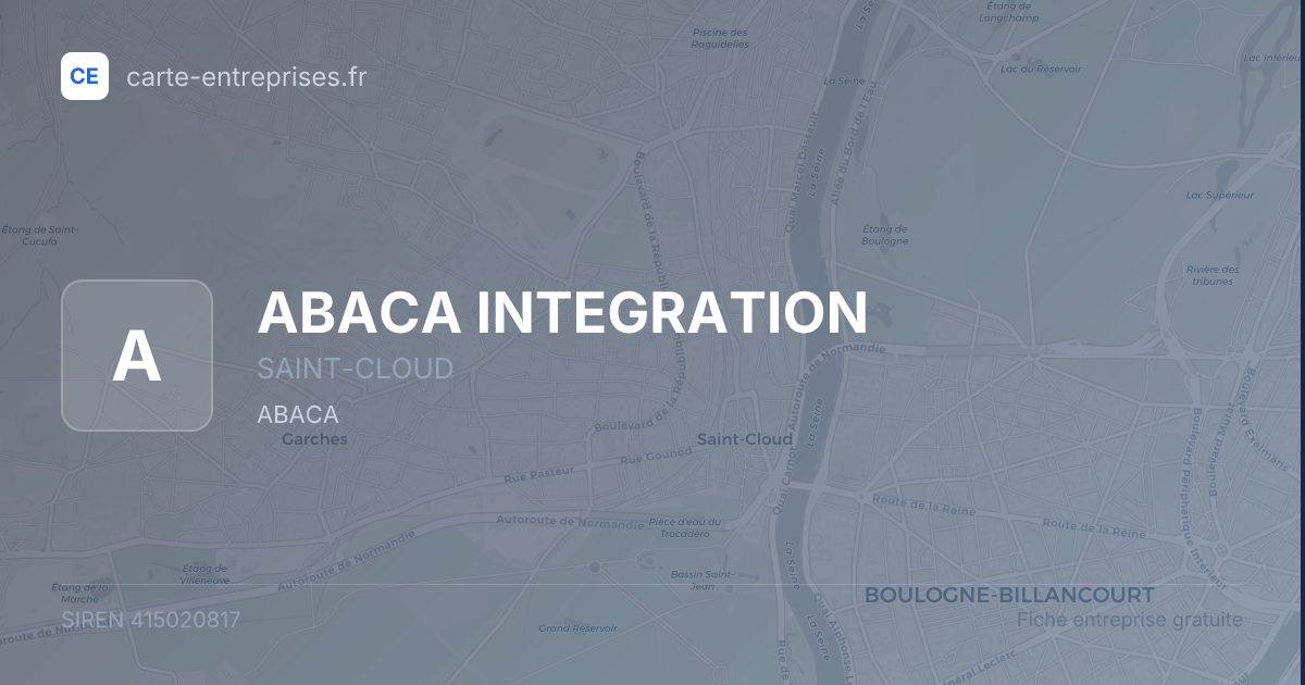 ABACA INTEGRATION — 415020817 — fiche entreprise