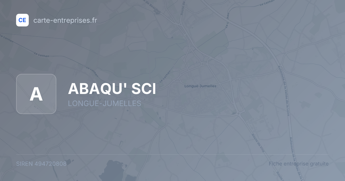 ABAQU' SCI — 494720808 — fiche entreprise