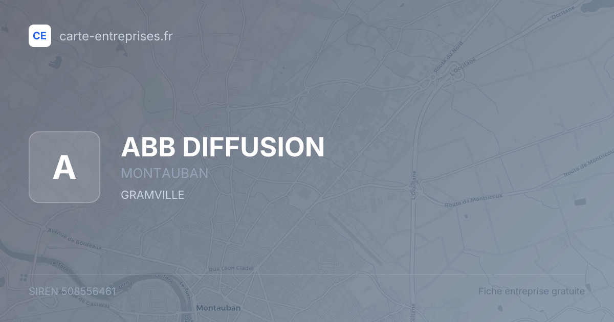 ABB DIFFUSION — 508556461 — fiche entreprise