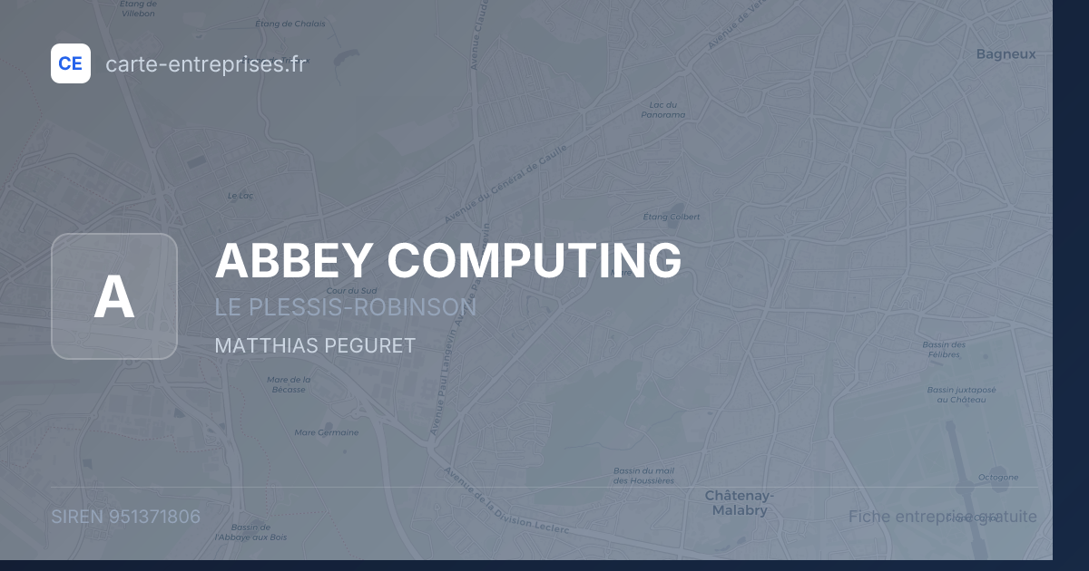 ABBEY COMPUTING — 951371806 — fiche entreprise
