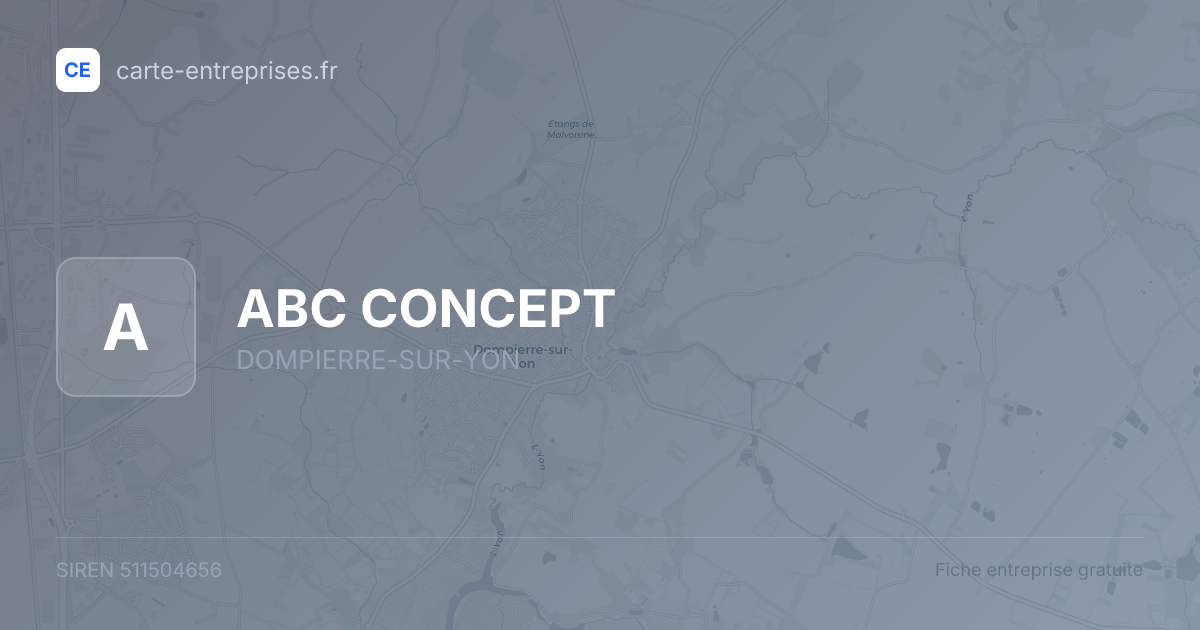 ABC CONCEPT — 511504656 — fiche entreprise