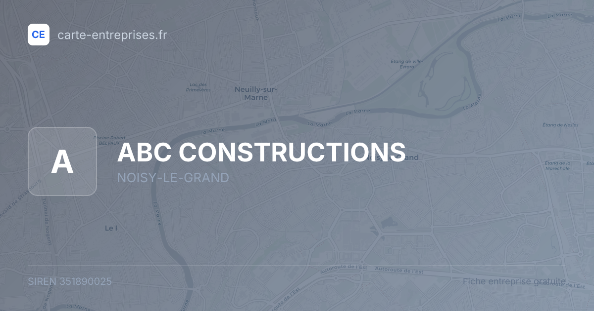 ABC CONSTRUCTIONS — 351890025 — fiche entreprise