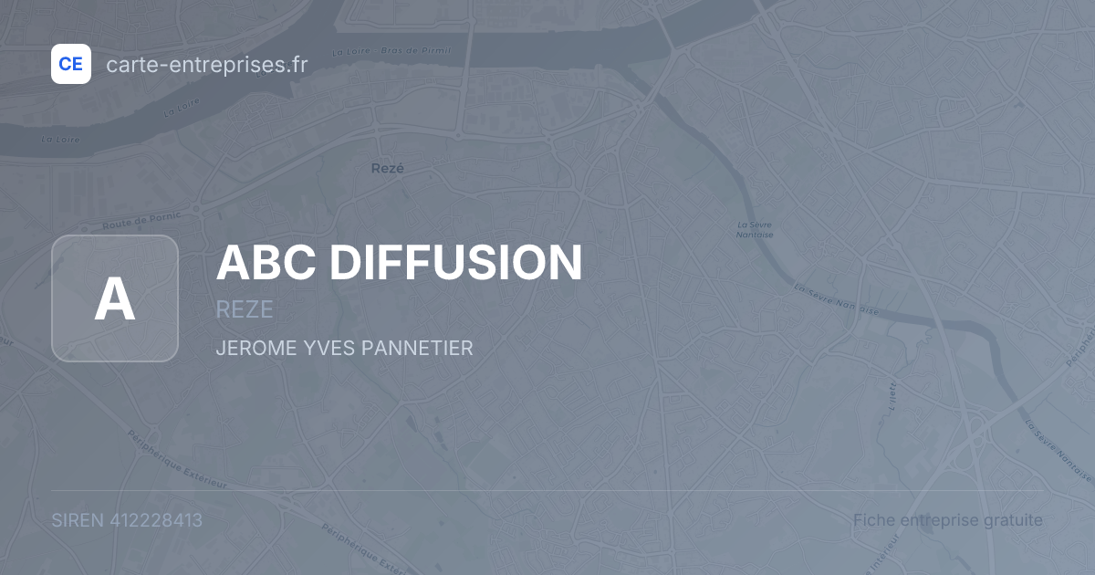 ABC DIFFUSION — 412228413 — fiche entreprise