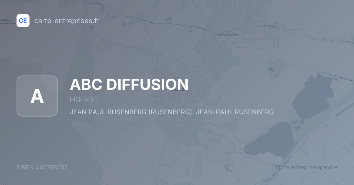 ABC DIFFUSION — 440788552 — fiche entreprise
