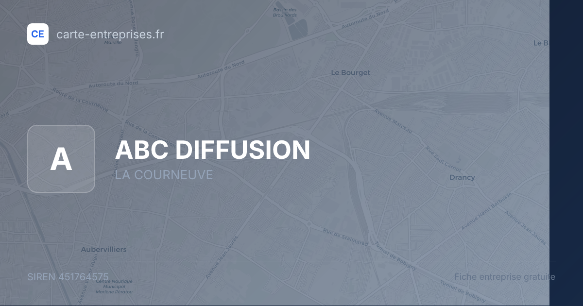 ABC DIFFUSION — 451764575 — fiche entreprise