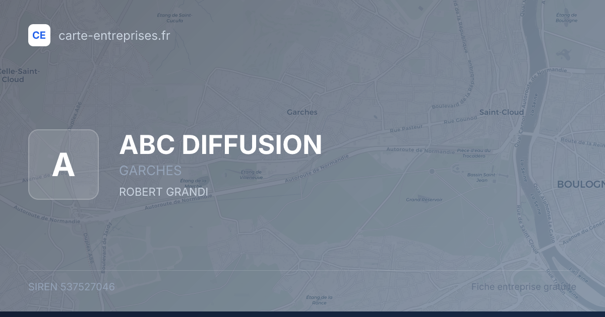 ABC DIFFUSION — 537527046 — fiche entreprise