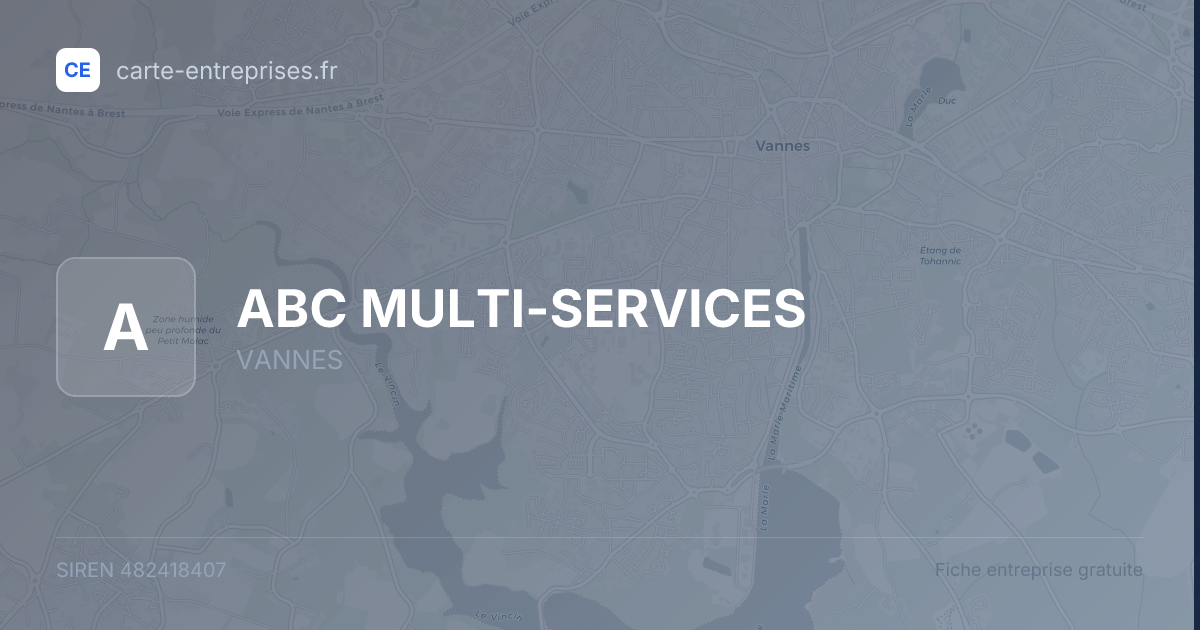 ABC MULTI-SERVICES — 482418407 — fiche entreprise