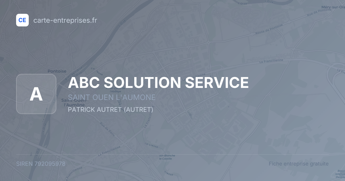 ABC SOLUTION SERVICE — 792095978 — fiche entreprise