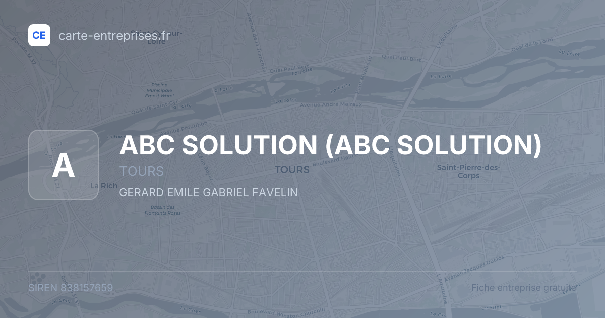 ABC SOLUTION — 838157659 — fiche entreprise