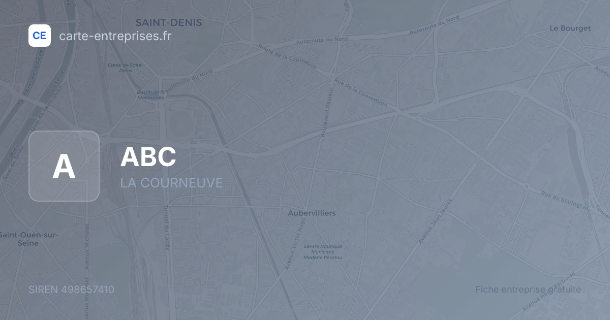 ABC — 498657410 — fiche entreprise