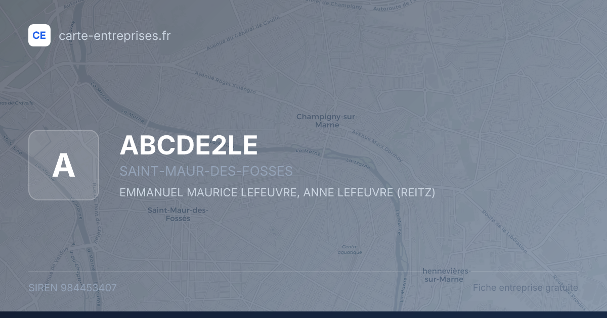 ABCDE2LE — 984453407 — fiche entreprise