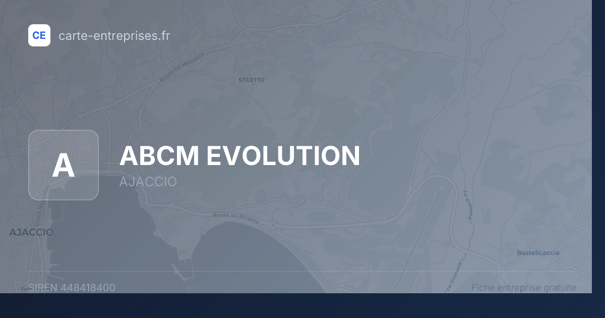 ABCM EVOLUTION — 448418400 — fiche entreprise