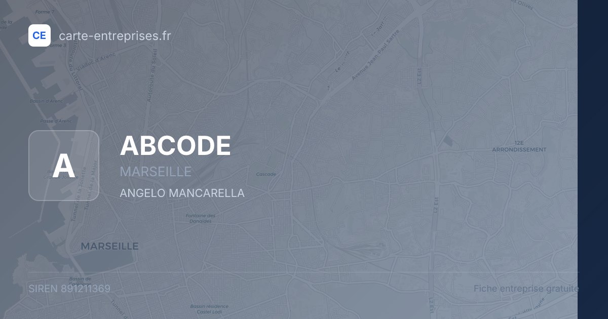 ABCODE — 891211369 — fiche entreprise