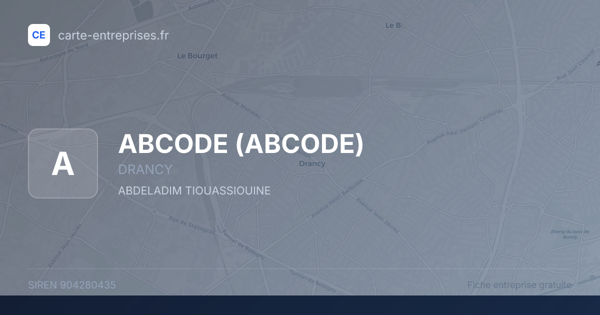 ABCODE — 904280435 — fiche entreprise