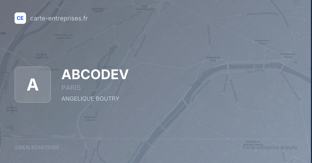 ABCODEV — 804613065 — fiche entreprise