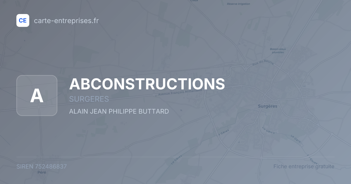 ABCONSTRUCTIONS — 752486837 — fiche entreprise