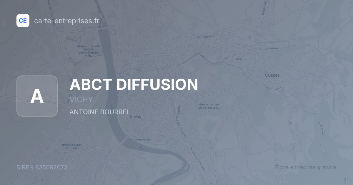 ABCT DIFFUSION — 835092073 — fiche entreprise