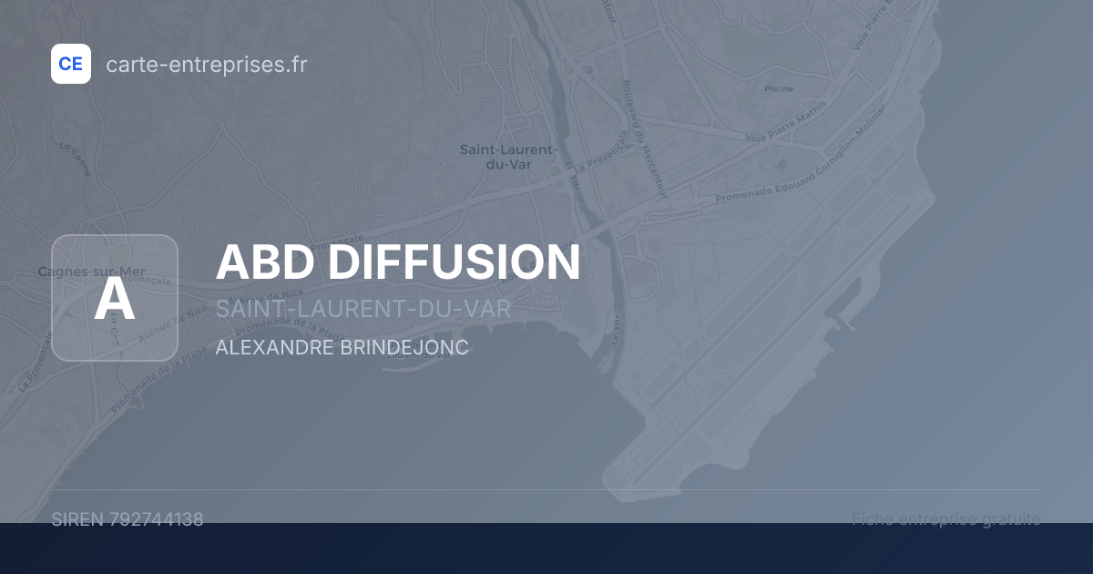 ABD DIFFUSION — 792744138 — fiche entreprise