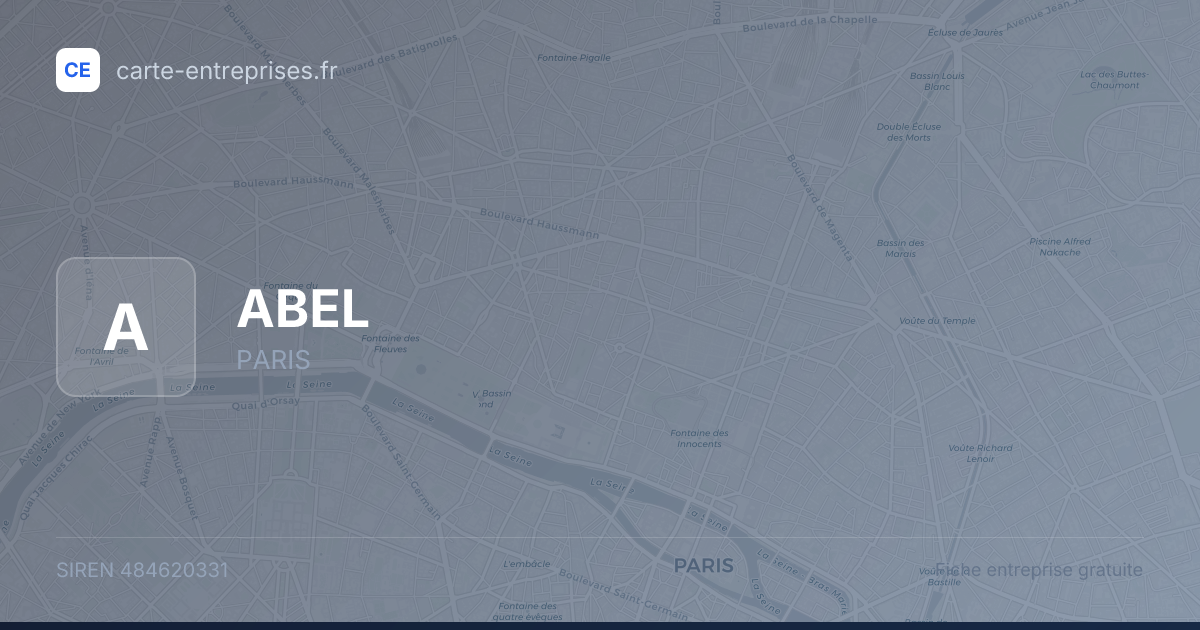 ABEL — 484620331 — fiche entreprise